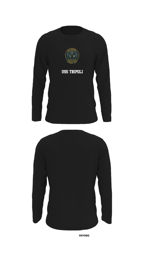 Long Sleeve Performance Shirt, USS TRIPOLI, , Teamtime, Team time, sublimation, custom sports apparel, team uniforms, spirit wear, spiritwear, sports uniforms, custom shirts, team store, custom team store, fundraiser sports, apparel fundraiser