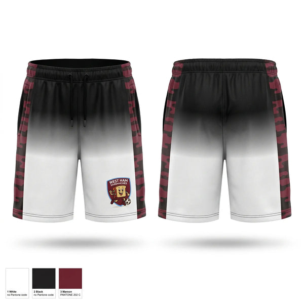 Athletic Shorts With Pockets, West Ham Sandwiches, Men's Soccer, Teamtime, Team time, sublimation, custom sports apparel, team uniforms, spirit wear, spiritwear, sports uniforms, custom shirts, team store, custom team store, fundraiser sports, apparel fundraiser