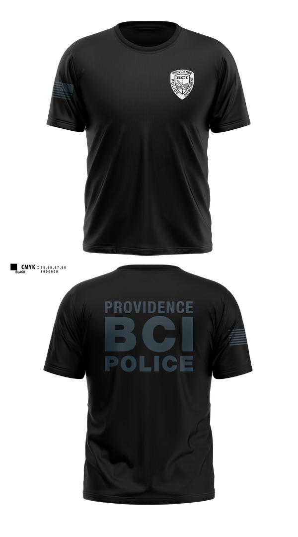 Short Sleeve Performance Shirt, Providence Police BCI, Police, Teamtime, Team time, sublimation, custom sports apparel, team uniforms, spirit wear, spiritwear, sports uniforms, custom shirts, team store, custom team store, fundraiser sports, apparel fundraiser