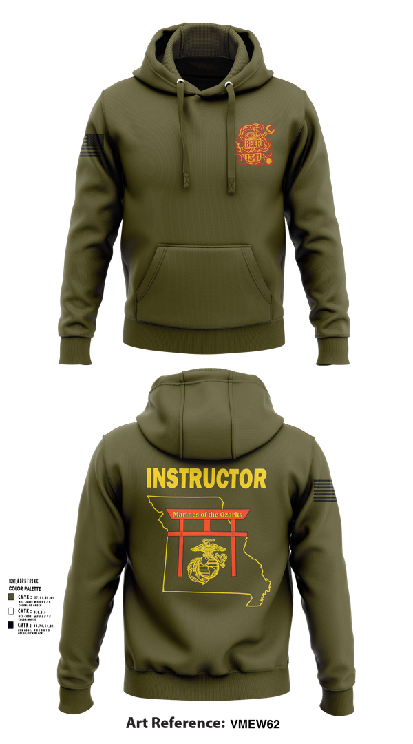 Hoodie, BEER, Marines, Teamtime, Team time, sublimation, custom sports apparel, team uniforms, spirit wear, spiritwear, sports uniforms, custom shirts, team store, custom team store, fundraiser sports, apparel fundraiser