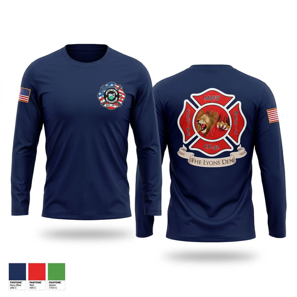 Long Sleeve Performance Shirt, Company 52, Fire Department, Teamtime, Team time, sublimation, custom sports apparel, team uniforms, spirit wear, spiritwear, sports uniforms, custom shirts, team store, custom team store, fundraiser sports, apparel fundraiser