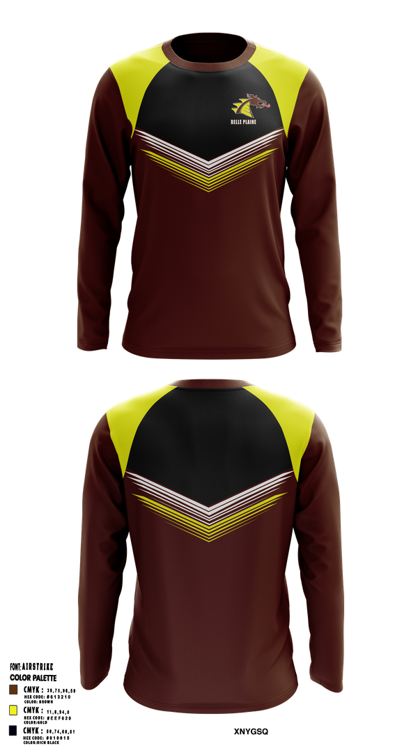 Long Sleeve Performance Shirt, Belle Plaine High School, Spirit Store, Teamtime, Team time, sublimation, custom sports apparel, team uniforms, spirit wear, spiritwear, sports uniforms, custom shirts, team store, custom team store, fundraiser sports, apparel fundraiser