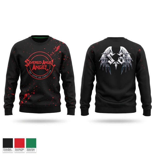 Crew Neck Sweatshirt, Severed Angel, Rugby, Teamtime, Team time, sublimation, custom sports apparel, team uniforms, spirit wear, spiritwear, sports uniforms, custom shirts, team store, custom team store, fundraiser sports, apparel fundraiser