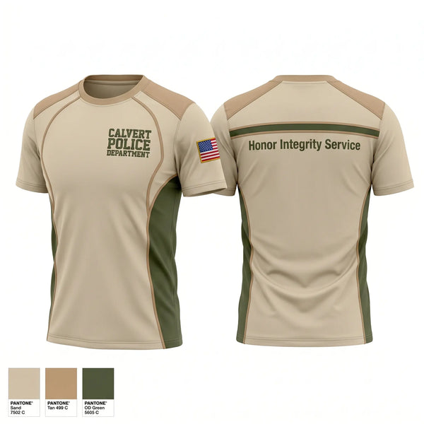 Short Sleeve Performance Shirt, CALVERT POLICE DEPARTMENT, Police, Teamtime, Team time, sublimation, custom sports apparel, team uniforms, spirit wear, spiritwear, sports uniforms, custom shirts, team store, custom team store, fundraiser sports, apparel fundraiser