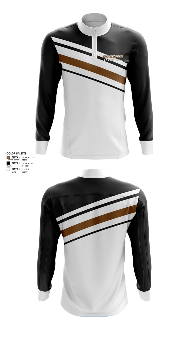 Quarter Zip Jacket, 04 elite, Men's Basketball, Teamtime, Team time, sublimation, custom sports apparel, team uniforms, spirit wear, spiritwear, sports uniforms, custom shirts, team store, custom team store, fundraiser sports, apparel fundraiser
