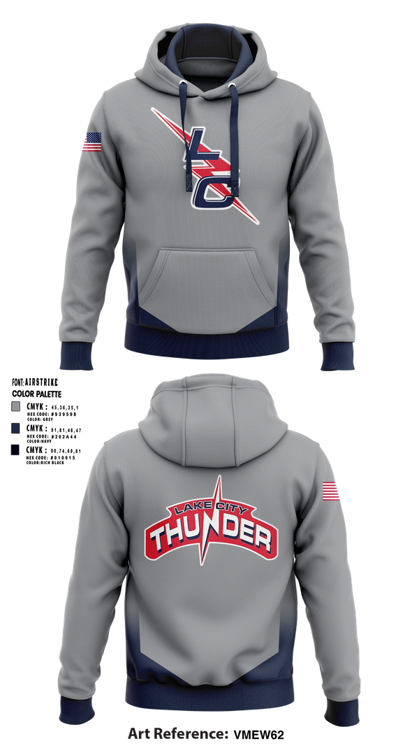 Hoodie, Lake City Thunder, Softball, Teamtime, Team time, sublimation, custom sports apparel, team uniforms, spirit wear, spiritwear, sports uniforms, custom shirts, team store, custom team store, fundraiser sports, apparel fundraiser