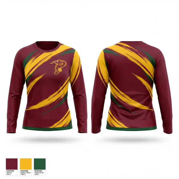 Long Sleeve Performance Shirt, Lady Prospectors, Softball, Teamtime, Team time, sublimation, custom sports apparel, team uniforms, spirit wear, spiritwear, sports uniforms, custom shirts, team store, custom team store, fundraiser sports, apparel fundraiser