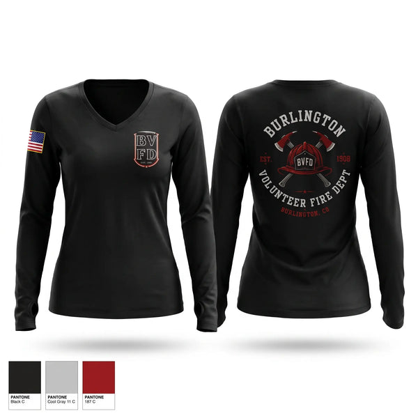 Old School Cotton Feel Shirt, Burlington Volunteer Fire Department (BVFD), Fire Department, Teamtime, Team time, sublimation, custom sports apparel, team uniforms, spirit wear, spiritwear, sports uniforms, custom shirts, team store, custom team store, fundraiser sports, apparel fundraiser