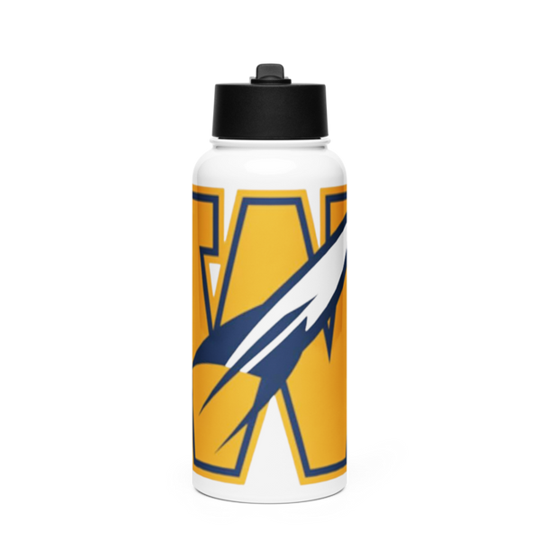 Rockets Stainless Steel Water Bottle with a Straw Lid