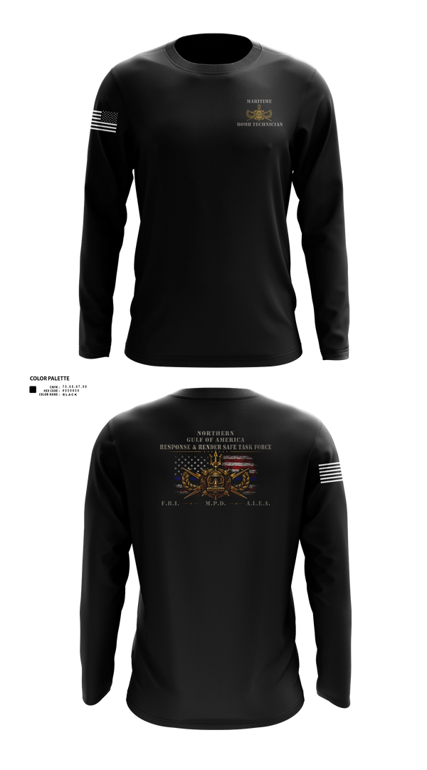 Long Sleeve Performance Shirt, GOA RSTF, Police, Teamtime, Team time, sublimation, custom sports apparel, team uniforms, spirit wear, spiritwear, sports uniforms, custom shirts, team store, custom team store, fundraiser sports, apparel fundraiser