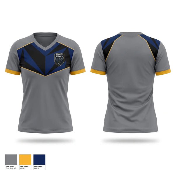 Womens Short Sleeve Vneck Shirt, Secret Service, Men's Soccer, Teamtime, Team time, sublimation, custom sports apparel, team uniforms, spirit wear, spiritwear, sports uniforms, custom shirts, team store, custom team store, fundraiser sports, apparel fundraiser