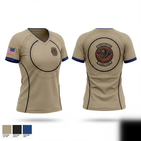 Womens Short Sleeve Vneck Shirt, DET 890 JMU, Air Force, Teamtime, Team time, sublimation, custom sports apparel, team uniforms, spirit wear, spiritwear, sports uniforms, custom shirts, team store, custom team store, fundraiser sports, apparel fundraiser