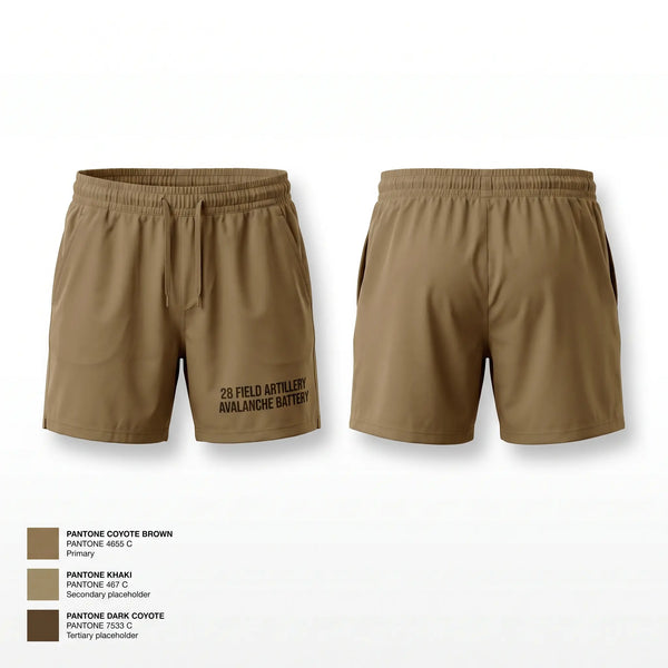 Athletic Shorts With Pockets, 2-8 field artillery avalanche battery, Army, Teamtime, Team time, sublimation, custom sports apparel, team uniforms, spirit wear, spiritwear, sports uniforms, custom shirts, team store, custom team store, fundraiser sports, apparel fundraiser