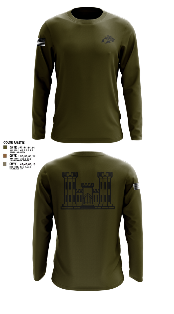 Long Sleeve Performance Shirt, TCC, National Guard, Teamtime, Team time, sublimation, custom sports apparel, team uniforms, spirit wear, spiritwear, sports uniforms, custom shirts, team store, custom team store, fundraiser sports, apparel fundraiser