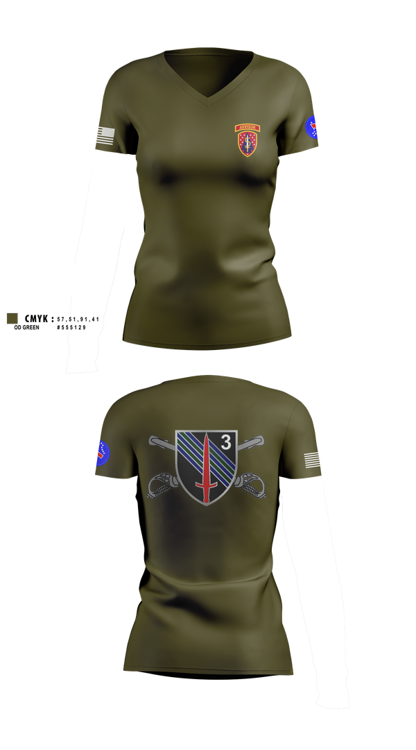 Womens Short Sleeve Vneck Shirt, 5th SFAB, Army, Teamtime, Team time, sublimation, custom sports apparel, team uniforms, spirit wear, spiritwear, sports uniforms, custom shirts, team store, custom team store, fundraiser sports, apparel fundraiser