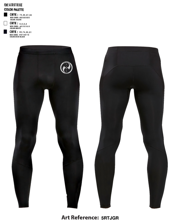 Compression Leggings, Aiki Tora Ryu, , Teamtime, Team time, sublimation, custom sports apparel, team uniforms, spirit wear, spiritwear, sports uniforms, custom shirts, team store, custom team store, fundraiser sports, apparel fundraiser