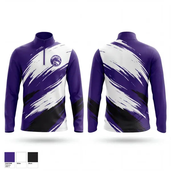 Quarter Zip Jacket, Boulan Park Broncos, Track & Field, Teamtime, Team time, sublimation, custom sports apparel, team uniforms, spirit wear, spiritwear, sports uniforms, custom shirts, team store, custom team store, fundraiser sports, apparel fundraiser