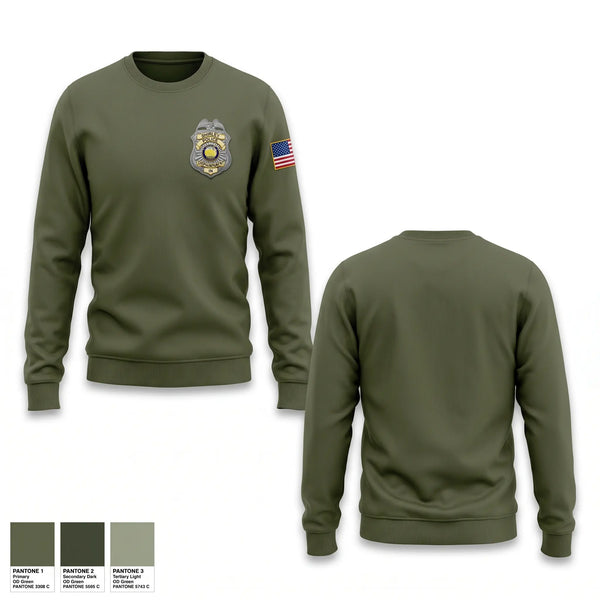 Crew Neck Sweatshirt, Shirley Police Department, Police, Teamtime, Team time, sublimation, custom sports apparel, team uniforms, spirit wear, spiritwear, sports uniforms, custom shirts, team store, custom team store, fundraiser sports, apparel fundraiser