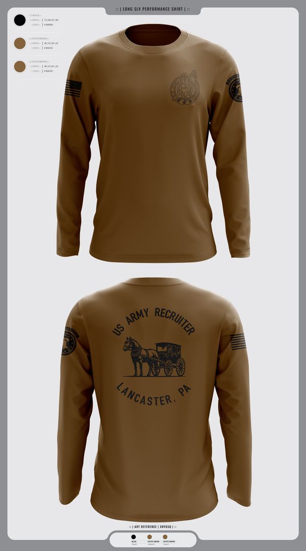 Long Sleeve Performance Shirt, LANCASTE, PA RECRUITING, , Teamtime, Team time, sublimation, custom sports apparel, team uniforms, spirit wear, spiritwear, sports uniforms, custom shirts, team store, custom team store, fundraiser sports, apparel fundraiser