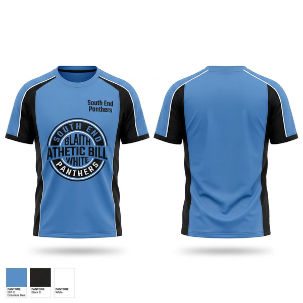 Short Sleeve Performance Shirt, South End Panthers, Baseball, Teamtime, Team time, sublimation, custom sports apparel, team uniforms, spirit wear, spiritwear, sports uniforms, custom shirts, team store, custom team store, fundraiser sports, apparel fundraiser