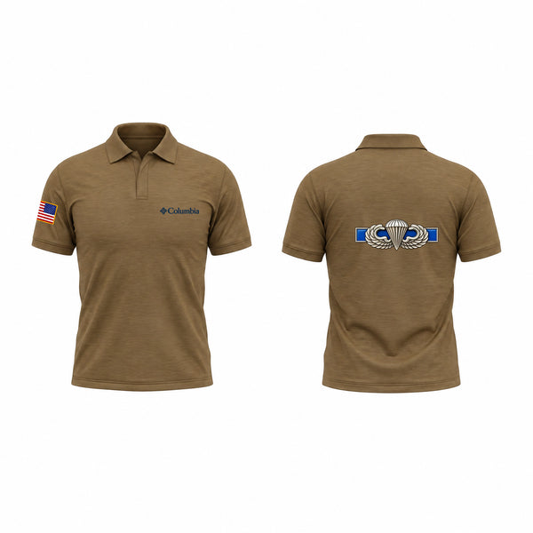Short Sleeve Performance Polo, 69th PSD (rear det), Army, Teamtime, Team time, sublimation, custom sports apparel, team uniforms, spirit wear, spiritwear, sports uniforms, custom shirts, team store, custom team store, fundraiser sports, apparel fundraiser