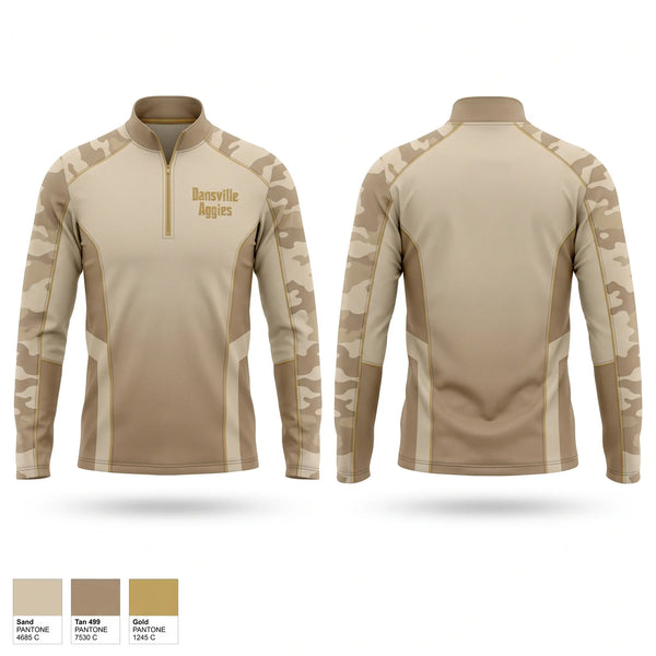 Quarter Zip Jacket, Dansville Aggies, Women's Soccer, Teamtime, Team time, sublimation, custom sports apparel, team uniforms, spirit wear, spiritwear, sports uniforms, custom shirts, team store, custom team store, fundraiser sports, apparel fundraiser