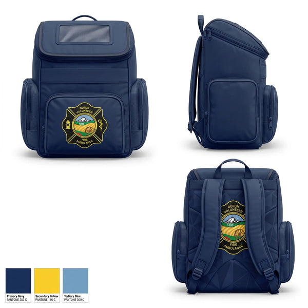Gear Bag, Dufur Volunteer Fire and Ambulance, Fire Department, Teamtime, Team time, sublimation, custom sports apparel, team uniforms, spirit wear, spiritwear, sports uniforms, custom shirts, team store, custom team store, fundraiser sports, apparel fundraiser