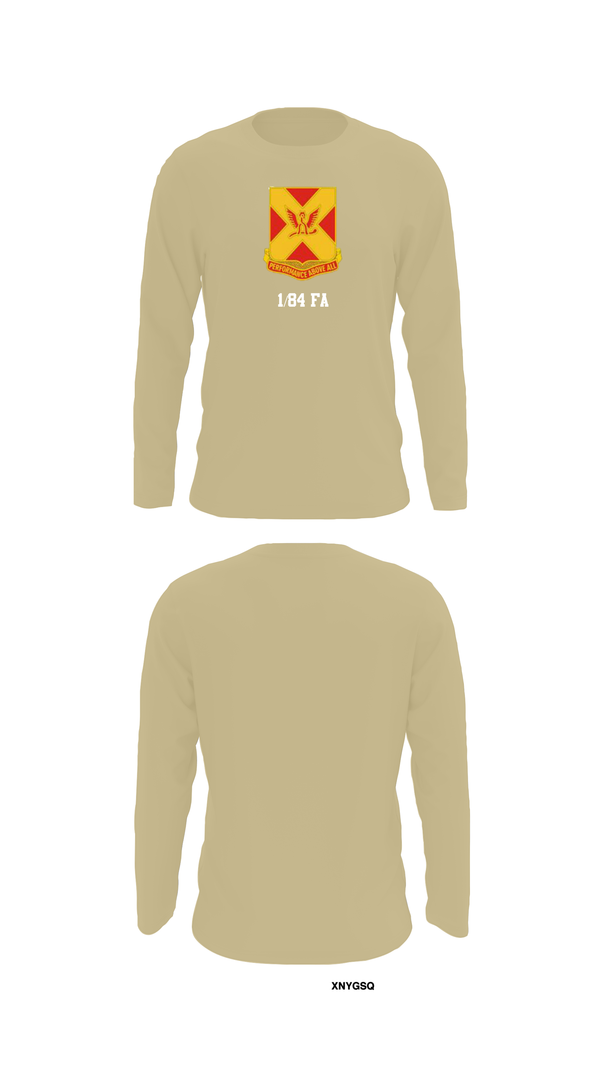 Long Sleeve Performance Shirt, 1/84 FA, , Teamtime, Team time, sublimation, custom sports apparel, team uniforms, spirit wear, spiritwear, sports uniforms, custom shirts, team store, custom team store, fundraiser sports, apparel fundraiser