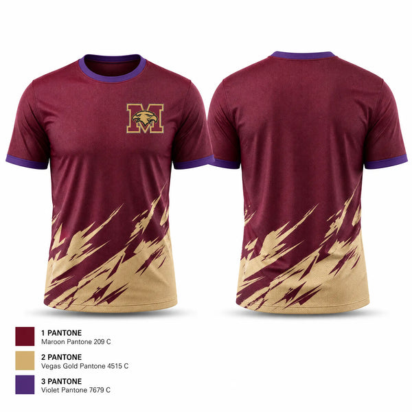 Soft Poly Tee Cotton Like Feel, Milano Eagles, Baseball, Teamtime, Team time, sublimation, custom sports apparel, team uniforms, spirit wear, spiritwear, sports uniforms, custom shirts, team store, custom team store, fundraiser sports, apparel fundraiser