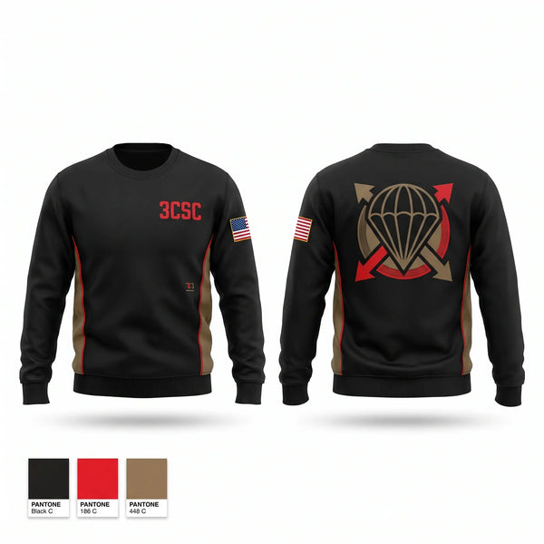 Crew Neck Sweatshirt, 3CSC, Army, Teamtime, Team time, sublimation, custom sports apparel, team uniforms, spirit wear, spiritwear, sports uniforms, custom shirts, team store, custom team store, fundraiser sports, apparel fundraiser