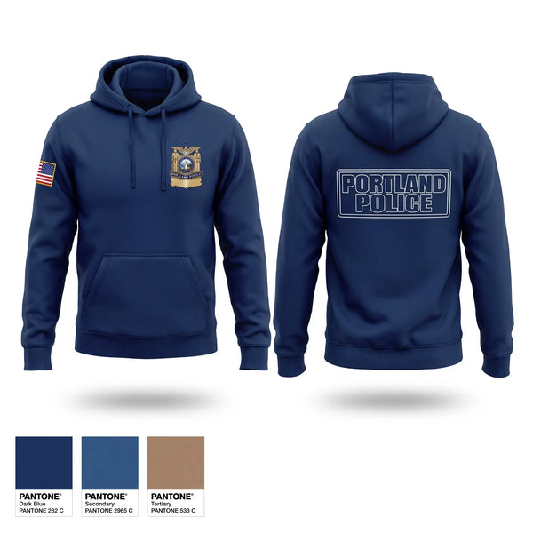 Hoodie, Portland Police Bureau, Police, Teamtime, Team time, sublimation, custom sports apparel, team uniforms, spirit wear, spiritwear, sports uniforms, custom shirts, team store, custom team store, fundraiser sports, apparel fundraiser