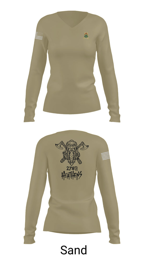 Womens Long Sleeve Vneck Shirt, 3/278 ACR, , Teamtime, Team time, sublimation, custom sports apparel, team uniforms, spirit wear, spiritwear, sports uniforms, custom shirts, team store, custom team store, fundraiser sports, apparel fundraiser