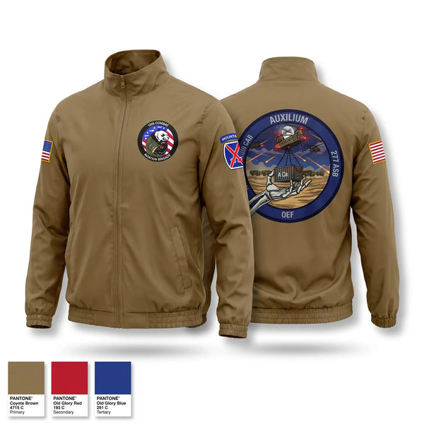 Windbreaker, 10th CAB, 277 ASB, A Co, Army, Teamtime, Team time, sublimation, custom sports apparel, team uniforms, spirit wear, spiritwear, sports uniforms, custom shirts, team store, custom team store, fundraiser sports, apparel fundraiser