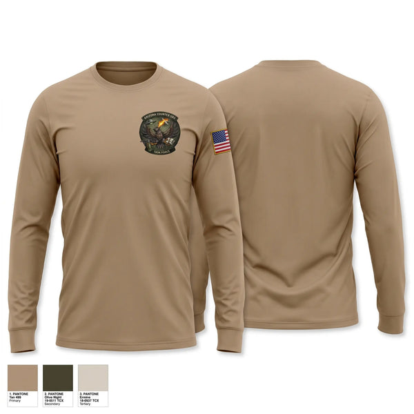 Long Sleeve Performance Shirt, FBI PX C-UAS, Police, Teamtime, Team time, sublimation, custom sports apparel, team uniforms, spirit wear, spiritwear, sports uniforms, custom shirts, team store, custom team store, fundraiser sports, apparel fundraiser