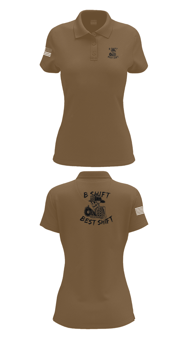 Womens Short Sleeve Performance Polo, 812 CES (B shift), Air Force, Teamtime, Team time, sublimation, custom sports apparel, team uniforms, spirit wear, spiritwear, sports uniforms, custom shirts, team store, custom team store, fundraiser sports, apparel fundraiser