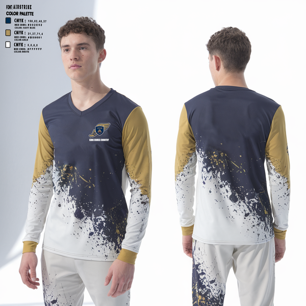 Long Sleeve Performance Shirt, King School Cross Country, Cross Country, Teamtime, Team time, sublimation, custom sports apparel, team uniforms, spirit wear, spiritwear, sports uniforms, custom shirts, team store, custom team store, fundraiser sports, apparel fundraiser