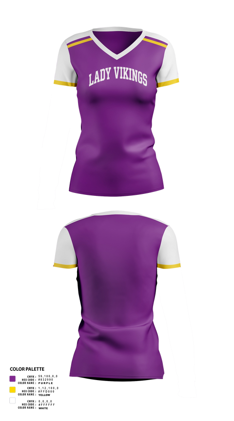 Womens Short Sleeve Vneck Shirt, Lady Vikings, Softball, Teamtime, Team time, sublimation, custom sports apparel, team uniforms, spirit wear, spiritwear, sports uniforms, custom shirts, team store, custom team store, fundraiser sports, apparel fundraiser