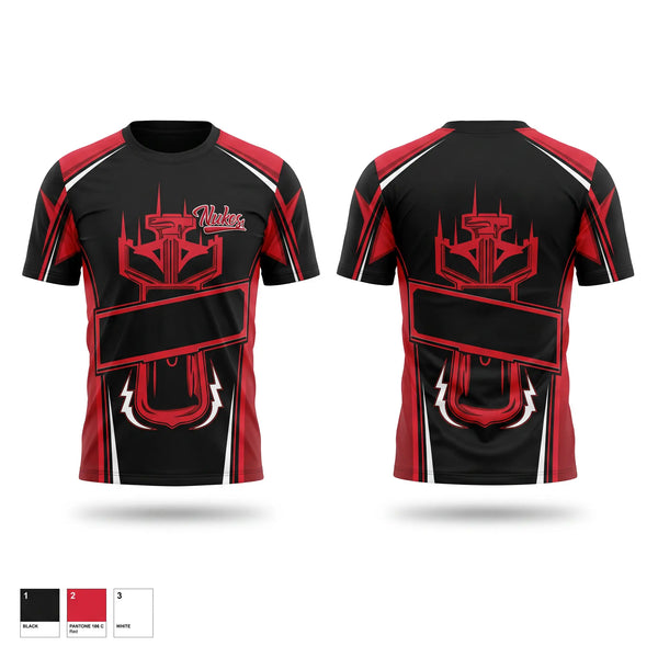 Short Sleeve Performance Shirt, Nukes, Baseball, Teamtime, Team time, sublimation, custom sports apparel, team uniforms, spirit wear, spiritwear, sports uniforms, custom shirts, team store, custom team store, fundraiser sports, apparel fundraiser