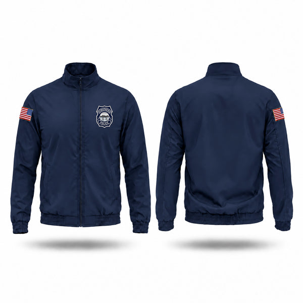 Windbreaker, Struthers Police Department, Police, Teamtime, Team time, sublimation, custom sports apparel, team uniforms, spirit wear, spiritwear, sports uniforms, custom shirts, team store, custom team store, fundraiser sports, apparel fundraiser