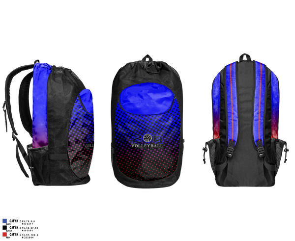 Gear Bag, 208 Volleyball Club, Women's Volleyball, Teamtime, Team time, sublimation, custom sports apparel, team uniforms, spirit wear, spiritwear, sports uniforms, custom shirts, team store, custom team store, fundraiser sports, apparel fundraiser