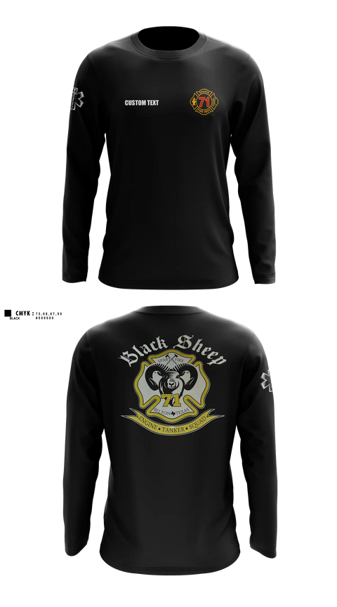 Long Sleeve Performance Shirt, Sparta Fire/Rescue, Fire Department, Teamtime, Team time, sublimation, custom sports apparel, team uniforms, spirit wear, spiritwear, sports uniforms, custom shirts, team store, custom team store, fundraiser sports, apparel fundraiser