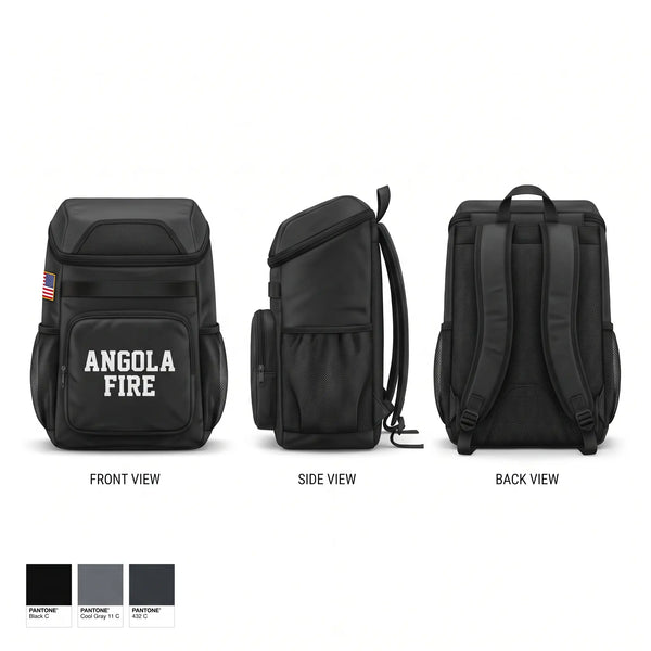 Gear Bag, Angola Fire, Fire Department, Teamtime, Team time, sublimation, custom sports apparel, team uniforms, spirit wear, spiritwear, sports uniforms, custom shirts, team store, custom team store, fundraiser sports, apparel fundraiser