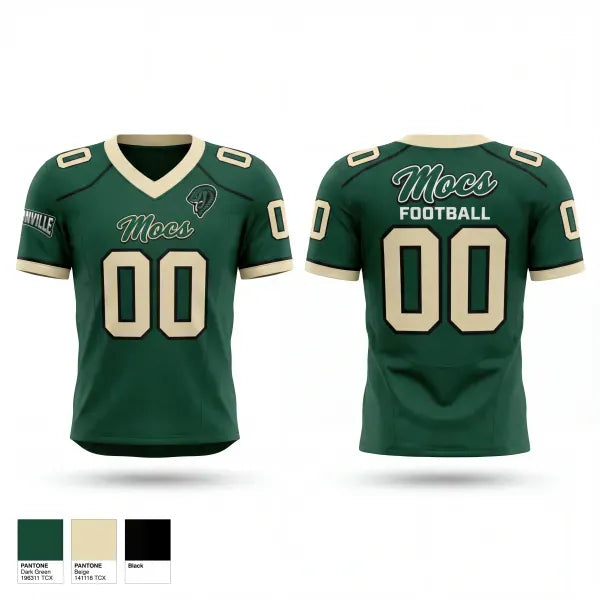 Football Jersey, Jacksonville Athletic Academy College Moccasins, , Teamtime, Team time, sublimation, custom sports apparel, team uniforms, spirit wear, spiritwear, sports uniforms, custom shirts, team store, custom team store, fundraiser sports, apparel fundraiser