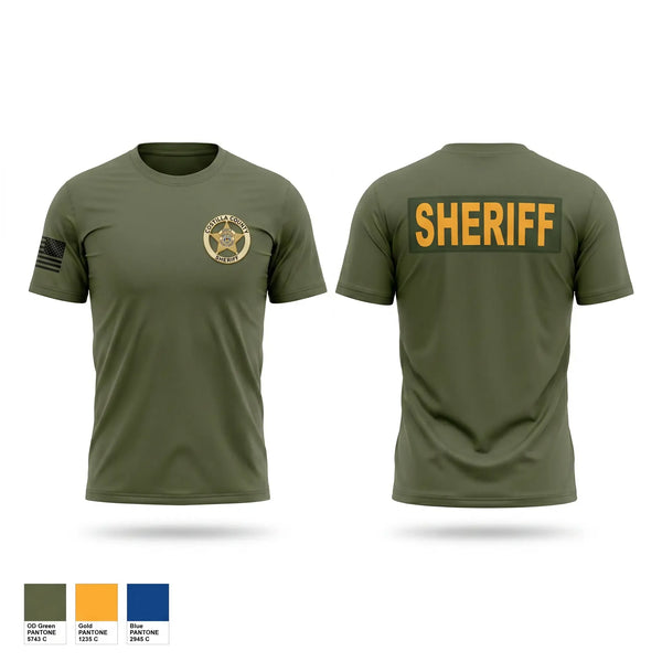 Short Sleeve Performance Shirt, Costilla County Sheriff Office, Police, Teamtime, Team time, sublimation, custom sports apparel, team uniforms, spirit wear, spiritwear, sports uniforms, custom shirts, team store, custom team store, fundraiser sports, apparel fundraiser
