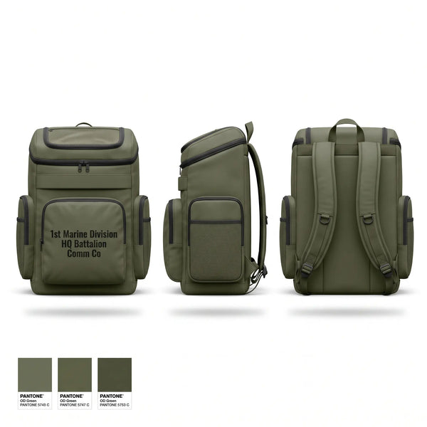 Gear Bag, 1st Marine Division HQ Battalion Comm Co, Marines, Teamtime, Team time, sublimation, custom sports apparel, team uniforms, spirit wear, spiritwear, sports uniforms, custom shirts, team store, custom team store, fundraiser sports, apparel fundraiser