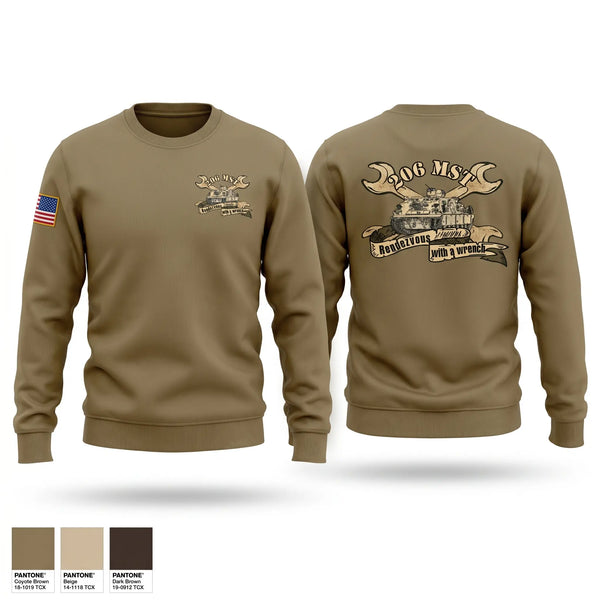 Crew Neck Sweatshirt, 206th MST, Army, Teamtime, Team time, sublimation, custom sports apparel, team uniforms, spirit wear, spiritwear, sports uniforms, custom shirts, team store, custom team store, fundraiser sports, apparel fundraiser