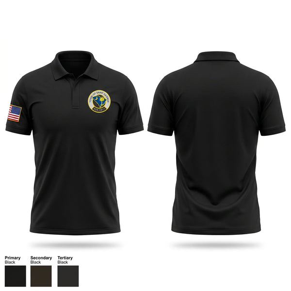 Short Sleeve Performance Polo, St. George police dept, Police, Teamtime, Team time, sublimation, custom sports apparel, team uniforms, spirit wear, spiritwear, sports uniforms, custom shirts, team store, custom team store, fundraiser sports, apparel fundraiser