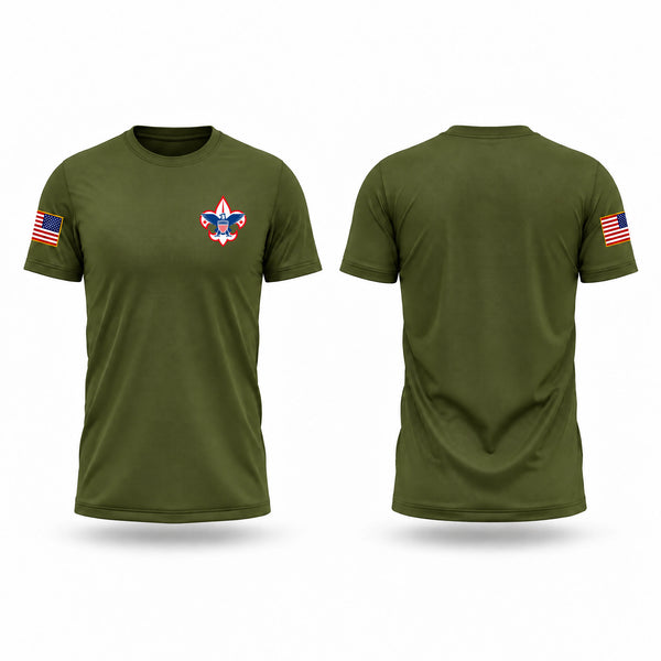 Old School Cotton Feel Shirt, Boy scouts of America, Police, Teamtime, Team time, sublimation, custom sports apparel, team uniforms, spirit wear, spiritwear, sports uniforms, custom shirts, team store, custom team store, fundraiser sports, apparel fundraiser