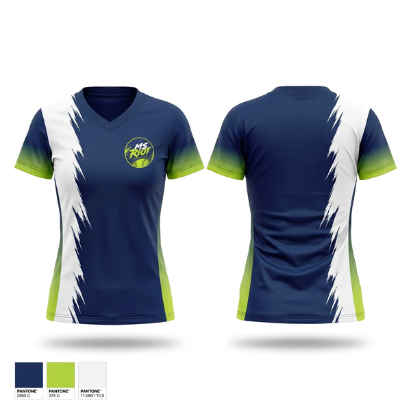 Womens Short Sleeve Vneck Shirt, MS Roit, Softball, Teamtime, Team time, sublimation, custom sports apparel, team uniforms, spirit wear, spiritwear, sports uniforms, custom shirts, team store, custom team store, fundraiser sports, apparel fundraiser