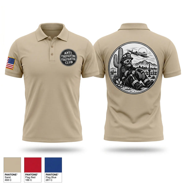 Short Sleeve Performance Polo, 355 Fire Emergency Services, Air Force, Teamtime, Team time, sublimation, custom sports apparel, team uniforms, spirit wear, spiritwear, sports uniforms, custom shirts, team store, custom team store, fundraiser sports, apparel fundraiser